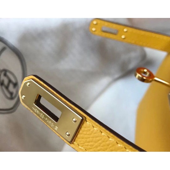 Borse Imitazioni Hermes Kelly Mini II gialla Epsom Replica Replica Perfette Borse Imitazioni Hermes Kelly Mini II gialla Epsom imitazioni