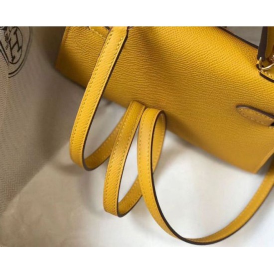 Borse Imitazioni Hermes Kelly Mini II gialla Epsom Replica Replica Perfette Borse Imitazioni Hermes Kelly Mini II gialla Epsom imitazioni
