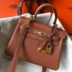 Replica Perfette Borse Imitazioni Hermes Mini Kelly 20cm marrone Clemence imitazioni