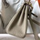 Replica Perfette Borse  Hermes Mini Kelly 20cm grigia Clemence imitazioni