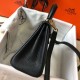 Borsa Hermes Mini Kelly 20cm nera Clemence Replica Replica Perfette Borsa Hermes Mini Kelly 20cm nera Clemence imitazioni