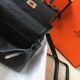 Borsa Hermes Mini Kelly 20cm nera Clemence Replica Replica Perfette Borsa Hermes Mini Kelly 20cm nera Clemence imitazioni