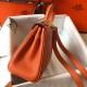 Hermes Mini Kelly 20cm Borse Replica Arancione Clemence qualità specchio Replica Perfette Hermes Mini Kelly 20cm Borse Arancione Clemence imitazioni