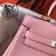 Replica Perfette Hermes Mini Kelly 20cm Borse Imitazioni Rosa Clemence imitazioni