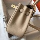 Hermes Mini Kelly 20cm Borsa Beige Clemence Replica Replica Perfette Hermes Mini Kelly 20cm Borsa Beige Clemence imitazioni