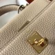 Hermes Mini Kelly 20cm Borsa Beige Clemence Replica Replica Perfette Hermes Mini Kelly 20cm Borsa Beige Clemence imitazioni
