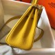 Hermes Mini Kelly 20cm Borsa Giallo Clemence Replica Replica Perfette Hermes Mini Kelly 20cm Borsa Giallo Clemence imitazioni