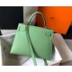 Hermes Kelly 25cm Sellier Borsa Vert Criquet Epsom Replica Replica Perfette Hermes Kelly 25cm Sellier Borsa Vert Criquet Epsom imitazioni