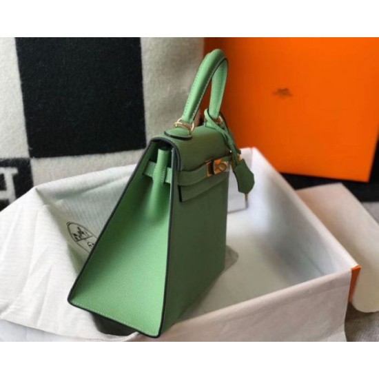 Hermes Kelly 25cm Sellier Borsa Vert Criquet Epsom Replica Replica Perfette Hermes Kelly 25cm Sellier Borsa Vert Criquet Epsom imitazioni