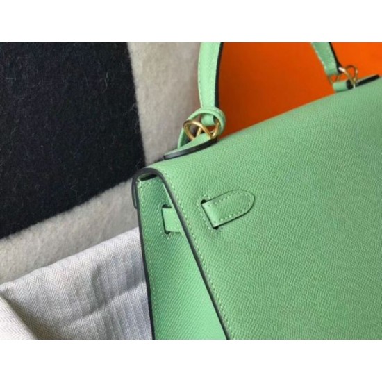 Hermes Kelly 25cm Sellier Borsa Vert Criquet Epsom Replica Replica Perfette Hermes Kelly 25cm Sellier Borsa Vert Criquet Epsom imitazioni