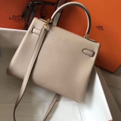 Hermes Kelly 28cm Retourne Replica Perfetta Argile Clemence qualità specchio Replica Perfette Hermes Kelly 28cm Retourne Perfetta Argile Clemence imitazioni