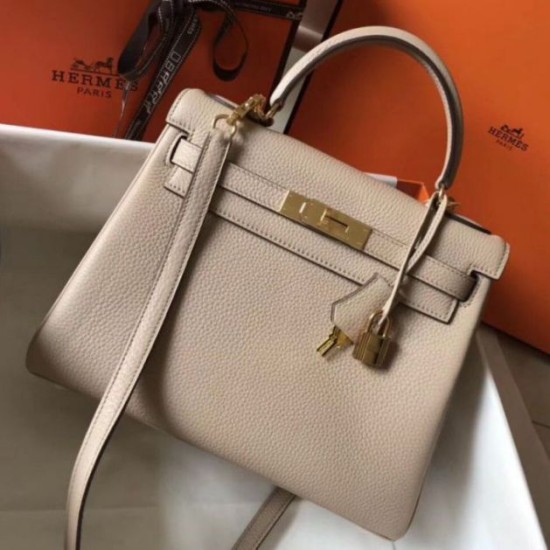 Hermes Kelly 28cm Retourne Replica Perfetta Argile Clemence qualità specchio Replica Perfette Hermes Kelly 28cm Retourne Perfetta Argile Clemence imitazioni
