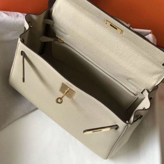 Hermes Kelly 28cm Retourne Borse Replica Alta Qualità Beton Clemence qualità specchio Replica Perfette Hermes Kelly 28cm Retourne Borse Alta Qualità Beton Clemence imitazioni