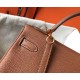 Replica Perfette Hermes Kelly 28cm Retourne Borsa Gold Clemence imitazioni