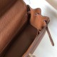 Replica Perfette Hermes Kelly 28cm Retourne Borsa Gold Clemence imitazioni