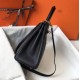 Hermes Kelly 28cm Retourne Borsa Nero Clemence Replica Replica Perfette Hermes Kelly 28cm Retourne Borsa Nero Clemence imitazioni