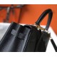 Hermes Kelly 28cm Retourne Borsa Nero Clemence Replica Replica Perfette Hermes Kelly 28cm Retourne Borsa Nero Clemence imitazioni