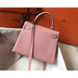 Hermes Kelly 28cm Retourne rosa Clemence Hermes Kelly 28cm Retourne rosa Clemence