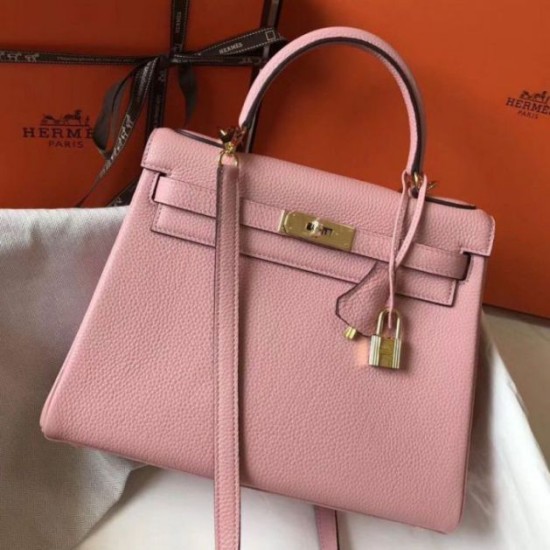 replica Hermes Kelly 28cm Retourne rosa Clemence qualità specchio Replica Perfette Hermes Kelly 28cm Retourne rosa Clemence imitazioni