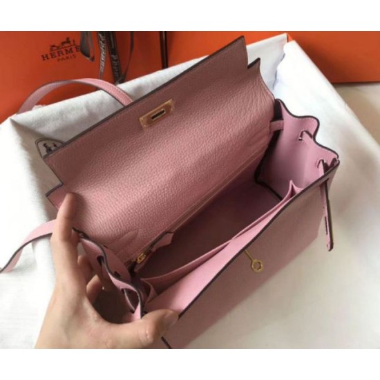 replica Hermes Kelly 28cm Retourne rosa Clemence qualità specchio Replica Perfette Hermes Kelly 28cm Retourne rosa Clemence imitazioni