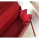 Borsa Hermes Kelly 28cm Retourne rossa Clemence Replica Replica Perfette Borsa Hermes Kelly 28cm Retourne rossa Clemence imitazioni