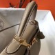 Borse Replica Hermes Kelly 28cm Retourne Tourterelle Clemence qualità specchio Replica Perfette Borse Hermes Kelly 28cm Retourne Tourterelle Clemence imitazioni