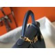Borsa Hermes Kelly 32cm Retourne blu agata Clemence Replica Replica Perfette Borsa Hermes Kelly 32cm Retourne blu agata Clemence imitazioni