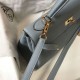 Hermes Kelly 32cm Retourne Borse Replica Blu Lin Clemence qualità specchio Replica Perfette Hermes Kelly 32cm Retourne Borse Blu Lin Clemence imitazioni