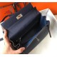 Hermes Kelly 32cm Retourne Borsa Blu Navy Clemence Replica Replica Perfette Hermes Kelly 32cm Retourne Borsa Blu Navy Clemence imitazioni