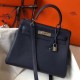 Hermes Kelly 32cm Retourne Borsa Blu Navy Clemence Replica Replica Perfette Hermes Kelly 32cm Retourne Borsa Blu Navy Clemence imitazioni