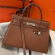 Hermes Kelly 32cm Retourne Borsa Oro Clemence Replica Replica Perfette Hermes Kelly 32cm Retourne Borsa Oro Clemence imitazioni