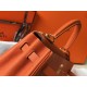 Hermes Kelly 32cm Retourne Borsa Arancione Clemence Replica Replica Perfette Hermes Kelly 32cm Retourne Borsa Arancione Clemence imitazioni