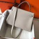 Hermes Kelly 32cm Retourne Borsa Grigio Perla Clemence Replica Replica Perfette Hermes Kelly 32cm Retourne Borsa Grigio Perla Clemence imitazioni