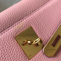 Hermes Kelly 32cm Retourne Borsa Rosa Clemence Replica Replica Perfette Hermes Kelly 32cm Retourne Borsa Rosa Clemence imitazioni