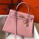 Hermes Kelly 32cm Retourne Borsa Rosa Clemence Replica Replica Perfette Hermes Kelly 32cm Retourne Borsa Rosa Clemence imitazioni