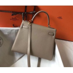 Hermes Kelly 32cm Retourne Borse Tourterelle Clemence Hermes Kelly 32cm Retourne Borse Tourterelle Clemence