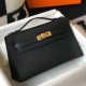 Hermes Kelly Pochette Imitazioni borse griffate Nero Epsom Replica Replica Perfette Hermes Kelly Pochette Imitazioni borse griffate Nero Epsom imitazioni