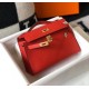 Hermes Kelly Pochette Borsa Rosso Epsom Replica Replica Perfette Hermes Kelly Pochette Borsa Rosso Epsom imitazioni