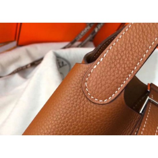 Borse Replica Hermes Picotin Lock 18/22 Oro Clemence qualità specchio Replica Perfette Borse Hermes Picotin Lock 18/22 Oro Clemence imitazioni