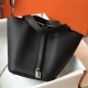 Replica Perfette Hermes Picotin Lock 18/22  Perfetta Nero Clemence imitazioni