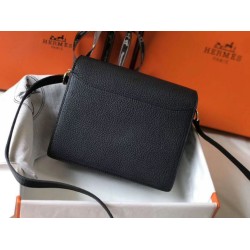 Hermes Sac Roulis Mini Nero Evercolor Vitello Hermes Sac Roulis Mini Nero Evercolor Vitello