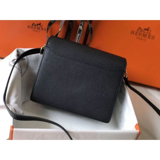 Hermes Sac Roulis Mini Replica Perfetta Nero Evercolor Vitello qualità specchio Replica Perfette Hermes Sac Roulis Mini Perfetta Nero Evercolor Vitello imitazioni