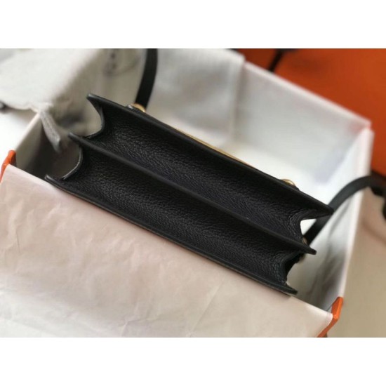 Hermes Sac Roulis Mini Replica Perfetta Nero Evercolor Vitello qualità specchio Replica Perfette Hermes Sac Roulis Mini Perfetta Nero Evercolor Vitello imitazioni