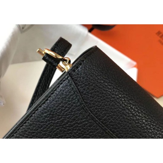 Hermes Sac Roulis Mini Replica Perfetta Nero Evercolor Vitello qualità specchio Replica Perfette Hermes Sac Roulis Mini Perfetta Nero Evercolor Vitello imitazioni