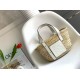 Loewe Piccolo Basket Borse Replica Raffia e vitello bianca qualità specchio Replica Perfette Loewe Piccolo Basket Borse Raffia e vitello bianca imitazioni