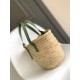 Loewe Medium Basket Borse Imitazioni Raffia e vitello rosmarino Replica Replica Perfette Loewe Medium Basket Borse Imitazioni Raffia e vitello rosmarino imitazioni