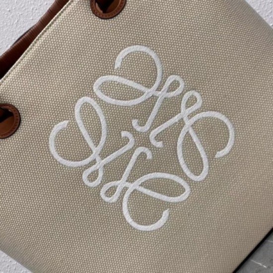 Loewe Anagram Medium Tote Borse Replica Alta Qualità Jacquard e Vitello qualità specchio Replica Perfette Loewe Anagram Medium Tote Borse Alta Qualità Jacquard e Vitello imitazioni