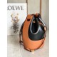 Loewe Piccolo Balloon Bucket Borse Replica Nero/Tan vitello qualità specchio Replica Perfette Loewe Piccolo Balloon Bucket Borse Nero/Tan vitello imitazioni