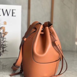 Loewe Piccolo Balloon Bucket Borsa Replica Cammello vitello qualità specchio Replica Perfette Loewe Piccolo Balloon Bucket Borsa 1:1 Cammello vitello imitazioni