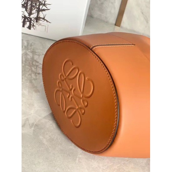 Loewe Piccolo Balloon Bucket Borsa Replica Cammello vitello qualità specchio Replica Perfette Loewe Piccolo Balloon Bucket Borsa 1:1 Cammello vitello imitazioni